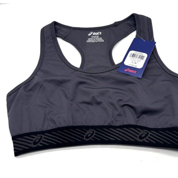 ASICS Women's Circuit 2 Sports Bra, Style # 2162A080, Steel Gray - Picture 10 of 10